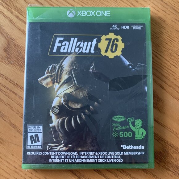 Other - Fallout 76 (Microsoft Xbox One, 2018) Hole in Shrink Wrap Like New Sealed